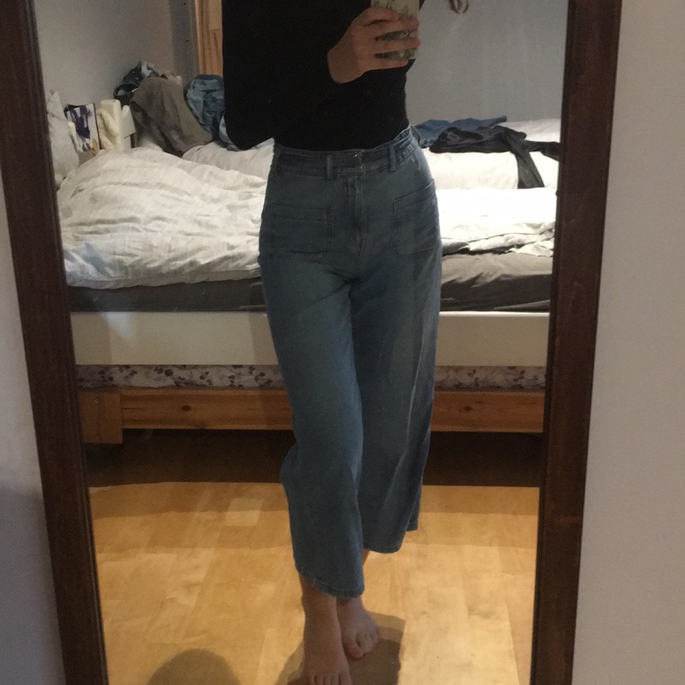 Zara belt tie culottes